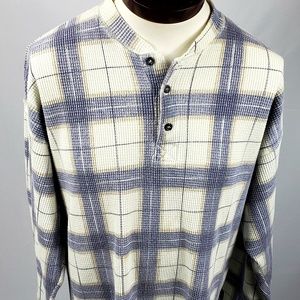 Vintage IOU Blue Striped Long Sleeve Sweater